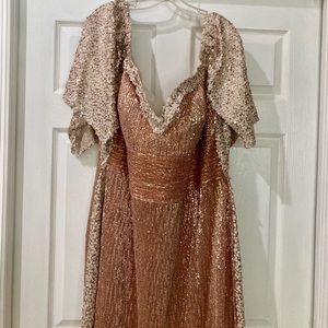 Rose gold dress